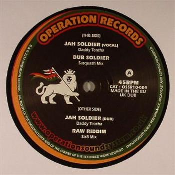 DADDY TEACHA - Jah Soldier (10") - Operation DADDY TEACHA - Jah Soldier (10") - Operation