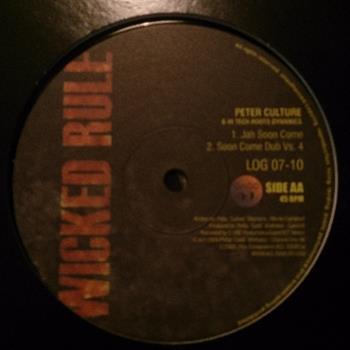 MARTIN CAMPBELL / PETER CULTURE / HI TECH ROOTS DYNAMICS - Wicked Rule (10") - Log On MARTIN CAMPBELL / PETER CULTURE / HI TECH ROOTS DYNAMICS - Wicked Rule (10") - Log On