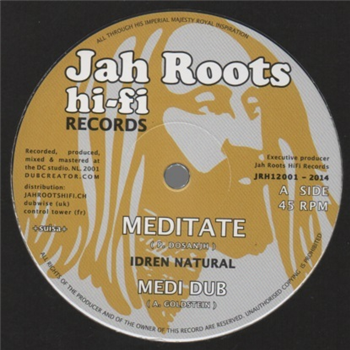 Idren Natural / Dub Creator (12" Clear Blue Vinyl) - Jah Roots Hi-Fi