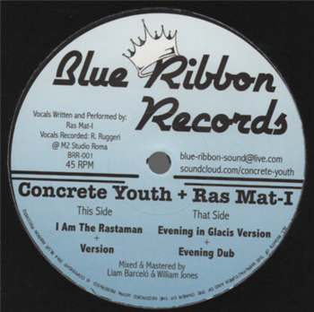 CONCRETE YOUTH & RAS MAT-I (12") - BLUE RIBBON RECORDS
