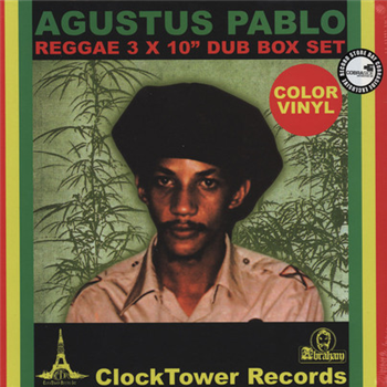 Augustus Pablo - Reggae Dub Box Set (Yellow / Red / Green Vinyl 3 x 10") - Clocktower Records