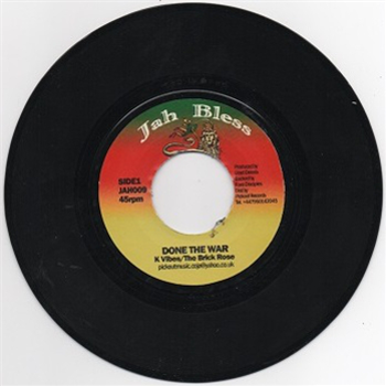 K Vibes / The Brick Rose (7") - Jah Bless