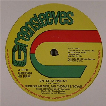 TRISTON PALMER / JAH THOMAS / TOYAN / LITTLE JOHN (12") - Greensleeves