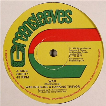 WAILING SOUL / RANKING TREVOR (12") - Greensleeves