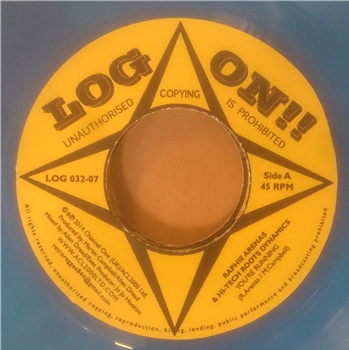 Raphie Areans, Alien Dread & Hi-Tech Roots Dynamics (7" Blue Vinyl) - LOG ON / ACL