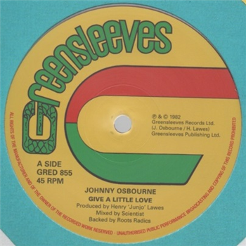 Johnny Osbourne / Roots Radics (12" Transparent Red Vinyl) - Greensleeves
