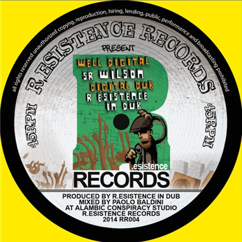 Sr Wilson / Jules I - Resistance In Dub - Resistance Records
