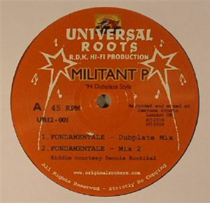 MILITANT P/JAH LINGWA - Fondamentale - Universal Roots