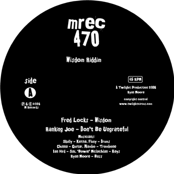 Fred Locks / Ranking Joe - Wisdom Riddim - M Records