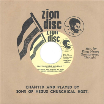 Sons of Negus - Take Your Bible and Read It - Zion Disc/Dub Store Records