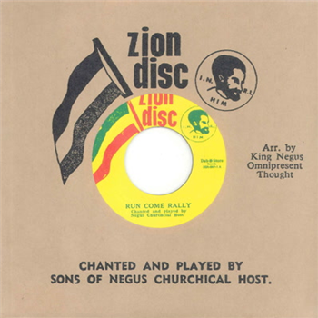 Sons of Negus - Run Come Rally - Zion Disc/Dub Store Records