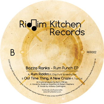 Bazza Ranks - Rum Punch EP - Riddim Kitchen Records