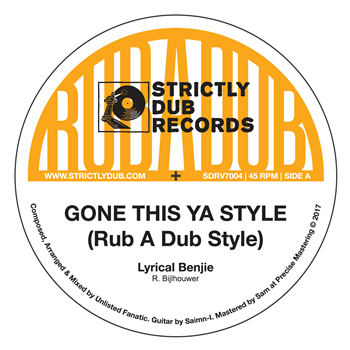 Lyrical Benjie 7 - Strictle Dub Records