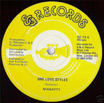 Nianatty - One Love Stylee - Jah Fingers