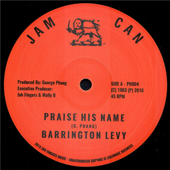 Barrington Levy - Praise His Name - Jah Fingers