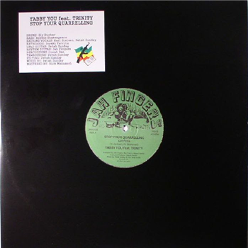 Yabby You / Jah Fingers All Stars - Stop Your Quarrelling - Jah Fingers