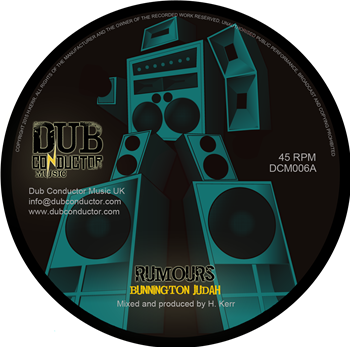 Bunnington Judah - Rumours - Dub Conductor Music Bunnington Judah - Rumours - Dub Conductor Music
