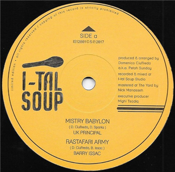 UK Principal - Mistry Babylon / Barry Issac - Rastafari Army - I-TAL SOUP UK Principal - Mistry Babylon / Barry Issac - Rastafari Army - I-TAL SOUP