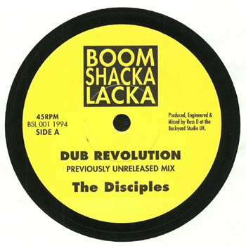 The DISCIPLES - Dub Revolution (7") - Boom Shacka Lacka
