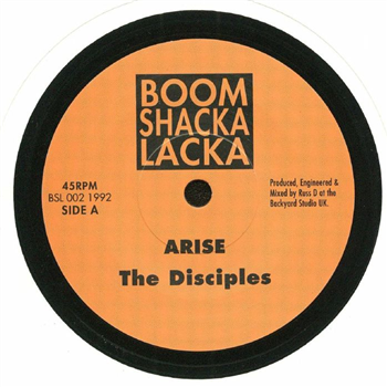 The DISCIPLES - Arise (7") - Boom Shacka Lacka