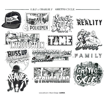 O.B.F. & CHARLIE P - GHETTO CYCLE (2 X LP) - OBF O.B.F. & CHARLIE P - GHETTO CYCLE (2 X LP) - OBF