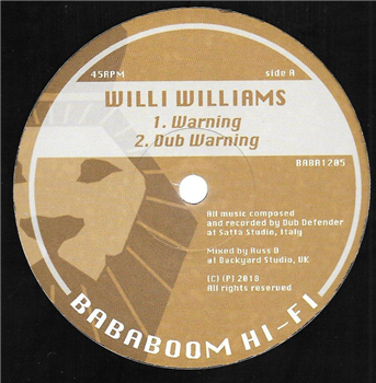 WILLI WILLIAMS / DUB DEFENDER - BABABOOM
