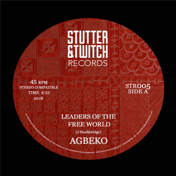 Agbeko - Stutter & Twitch 7" Series - Stutter And Twitch