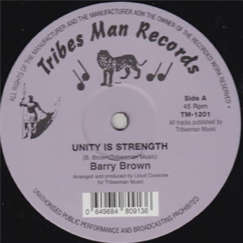 Barry Brown & Drumie Benji - Unity Is Strength - Tribesman