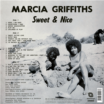 Marcia Griffiths - Sweet And Nice - Be With Records