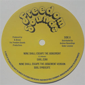 Earl Zero & Soul Syndicate - None Shall The Judgement - Archive Recordings