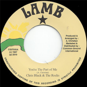 Chris Black & The Rocks – Youre The Part Of Me - Lamb