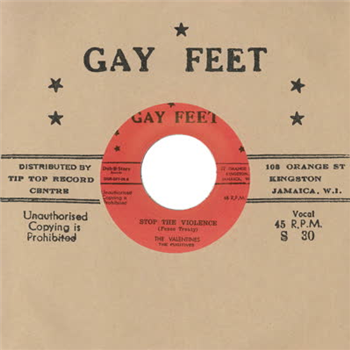 The Valentines - Stop The Violence (peace Treaty) - Gay Feet/Dub Store Records