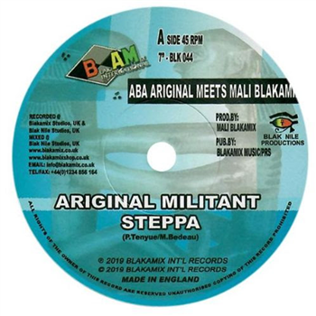 Aba Ariginal meets Mali Blakamix – Ariginal Militant Steppa - Blakamix