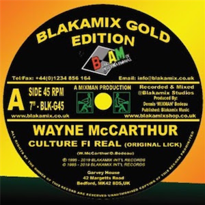 Wayne McCarthur - Culture Fi Real - Blakamix