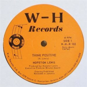 Hopeton Lewis – Think Positive / Story Book Children - W-H Records