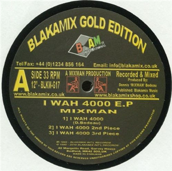 Mixman – Iwah 4000 E.P. - Blakamix