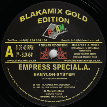 Empress Special A - Babylon System - Blakamix Gold Edition