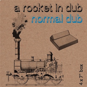 a rocket in dub - normal dub - 4 x 7" ’ silkscreened box and inlay card - Krachladen Dub