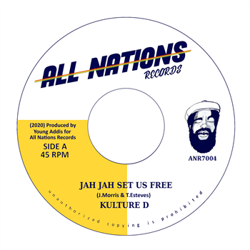 KULTURE D / HIGHER MEDITATION - JAH JAH SET US FREE / JAH JAH SET DUB FREE - All Nation Records