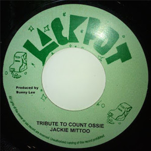 Jackie Mittoo / Jah Stitch - Tribute To Count Ossie / An Aggrovating Version - Jackpot Records