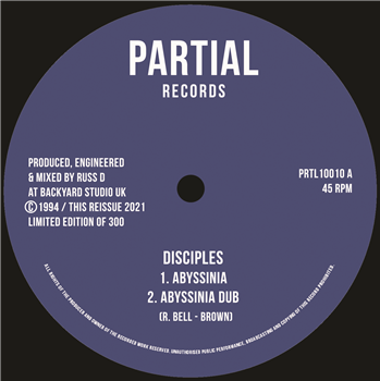 The Disciples - Abyssini - Partial Records