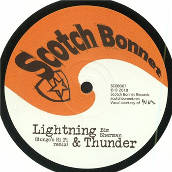 BIM SHERMAN & MUNGOS HI-FI - LIGHTNING AND THUNDER REMIX / THUNDERCLAP DUB (10") - Scotch Bonnet Records