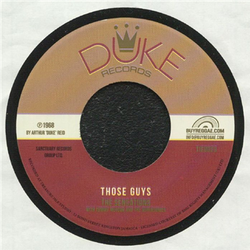 The SENSATIONS / WINSTON WRIGHT - THOSE GUYS / MOONWALK (7") - DUKE