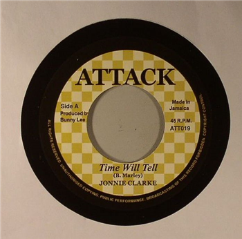 JONNIE CLARKE / AGGROVATORS - TIME WILL TELL / DRUMS OF AFRICA (7") - Attack