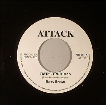 Barry BROWN / AGGROVATORS - Trying Youthman 7" - Attack