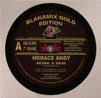 HORACE ANDY / MIXMAN - NONE A DEM / DUB DEM RIGHT (7") - Blakamix