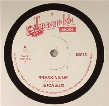 ALTON ELLIS / TOMMY MCCOOK & SUPERSONICS - BREAKING UP / WALL STREET SHUFFLE (7") - Treasure Isle