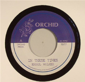 Errol WALKER / THE UPSETTERS - In These Times (7") - Orchid Records