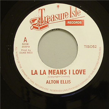 Alton ELLIS / MELODIANS - LA LA MEANS I LOVE YOU / PASSION LOVE (7") - Treasure Isle