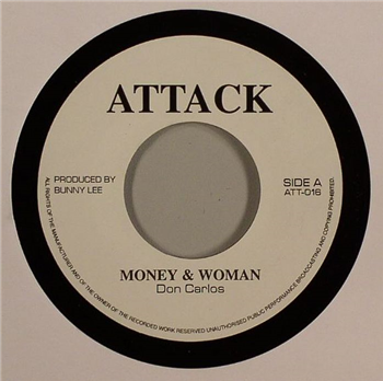 DON CARLOS / KING TUBBY - MONEY & WOMAN / MONEY DUB (7") - Attack